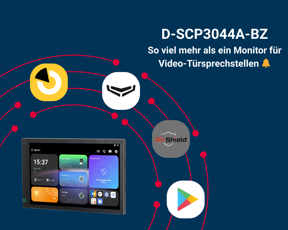 Smart Control Panel für Alarmanlagen, Videoüberwachung und Türsprechstellen